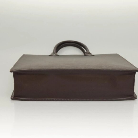 LOUIS VUITTON Epi Sac Plat Hand Bag Mocha LV Auth - Picture 7 of 16
